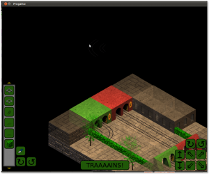 First screenshot of Cube Trains.